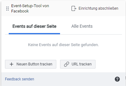 neuen Button tracken